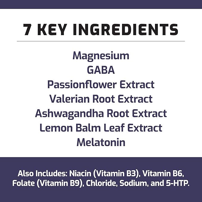 TRULABS Sleep - Strawberry Hibiscus. Sugar Free Sleep Drink. Each Serving Contains: Magnesium, GABA, Passionflower, Valerian Root, Ashwagandha Root & Lemon Balm Leaf Extracts, with 3mg Melatonin (6ct)