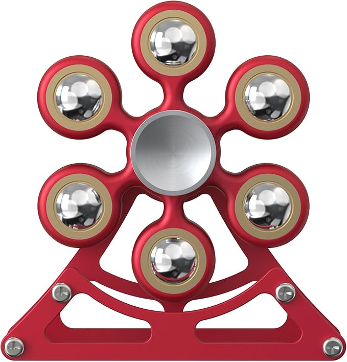 Desk Toys for Fidget Ferris-Wheel Spinner: 4mins Metal Cool-Gadgets Kinetic-Toy, Cool-Stuff for Kid Children Teen Adult EDC-Toy, ADHD Tools Stress Relief for Office Home School Men Woman Christmas