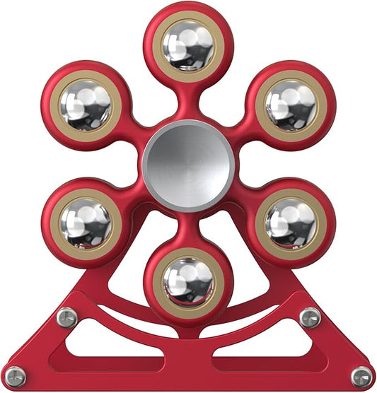 Desk Toys for Fidget Ferris-Wheel Spinner: 4mins Metal Cool-Gadgets Kinetic-Toy, Cool-Stuff for Kid Children Teen Adult EDC-Toy, ADHD Tools Stress Relief for Office Home School Men Woman Christmas