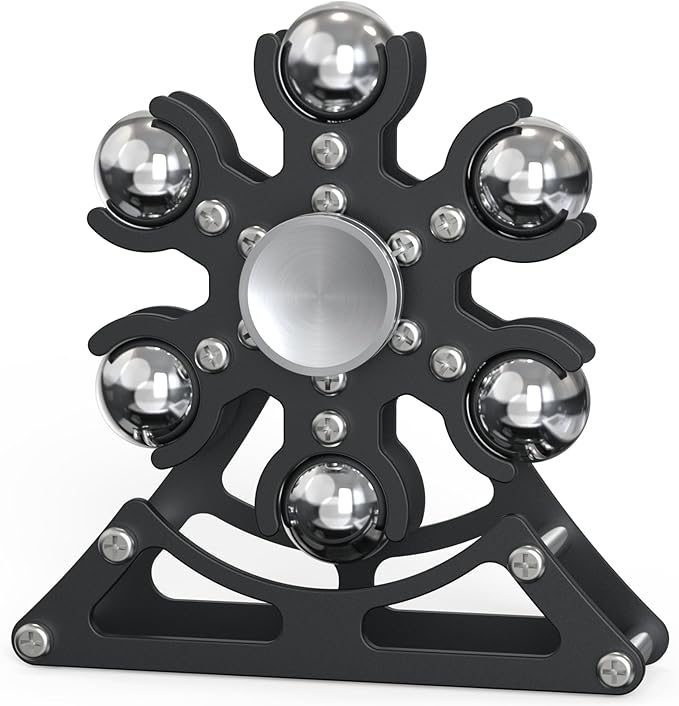 Desk-Fidget-Toys for Ferris-Wheels-Spinner: 4mins Kinetic-Metal-Spinner, Cool-Gadgets-Stuff for Kid Children Teen Adult EDC-Toy, ADHD Tools Stress Relief for Office Home School Men Woman Christmas