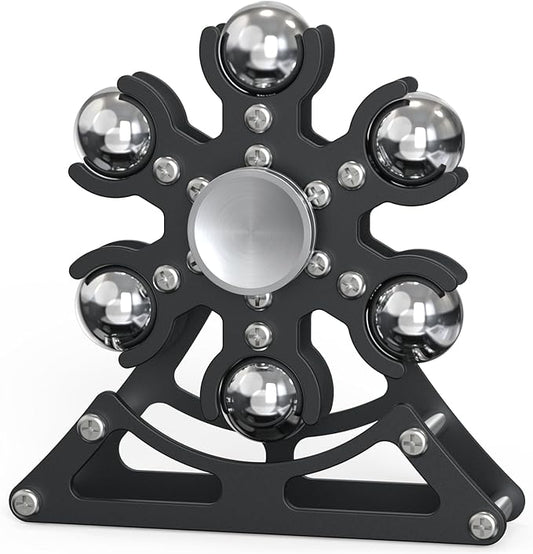 Desk-Fidget-Toys for Ferris-Wheels-Spinner: 4mins Kinetic-Metal-Spinner, Cool-Gadgets-Stuff for Kid Children Teen Adult EDC-Toy, ADHD Tools Stress Relief for Office Home School Men Woman Christmas