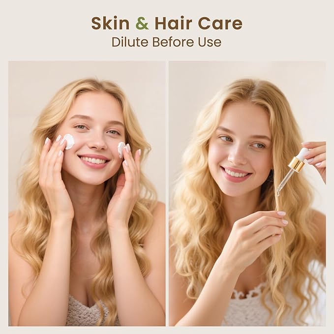 HIQILI 100ML Citronella Oil for Homemade Sprays, Add to Diffuser, 100% Pure and Natural Undiluted 3.38 Fl Oz