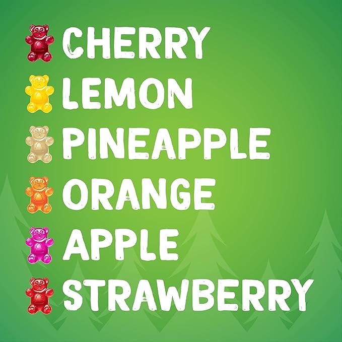 Black Forest Organic Gummy Bears Candy, 8 Ounce Bags (Pack of 6)