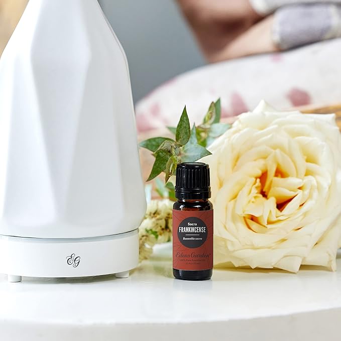 Edens Garden Frankincense- Sacra Essential Oil- 100% Pure Premium Grade, Undiluted, Natural, Therapeutic, Aromatherapy, The Best for Diffuser, Skin, Humidifiers, Kid Safe 10 ml (.33 fl oz)