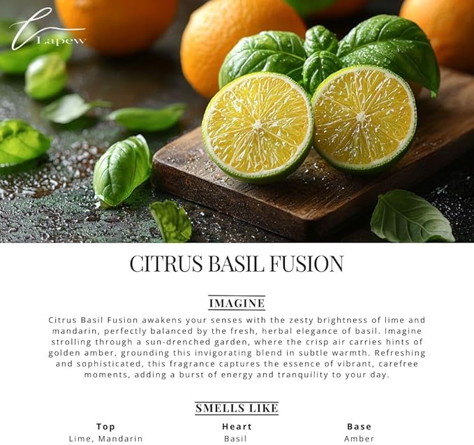 Car Air Freshener Diffuser – 2 Pack Hanging Air Freshener Diffuser (.34 Oz, Citrus Basil Fusion)