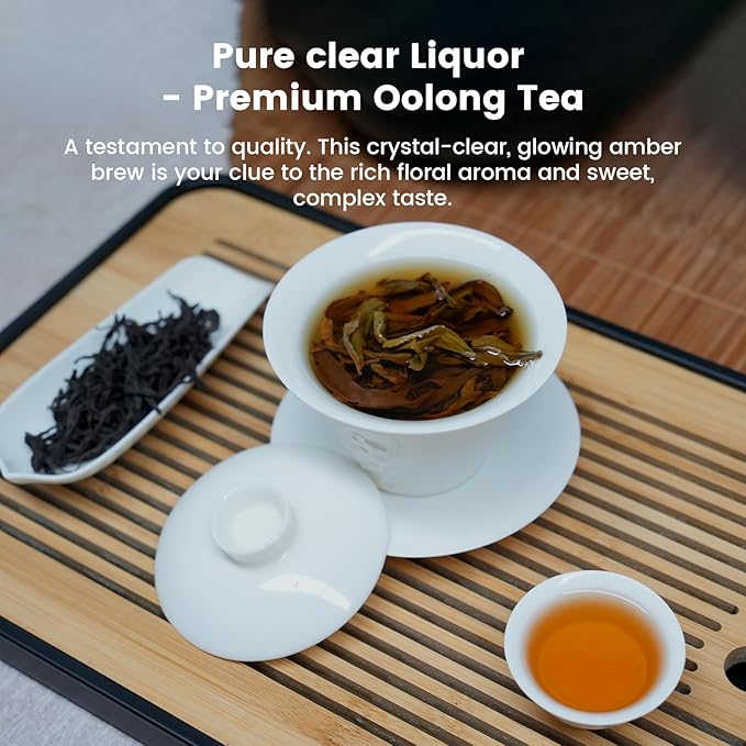 iTeaworld Ya Shi Xiang Dan Cong -Oolong Tea Loose Leaf, Premium Chinese Loose Leaf Tea with Rich Floral Aroma, for Hot and Iced Tea, 2025 Spring Harvest from Chaozhou, Guangdong- Whole Leaf Phoenix Dan Cong Oolong, 3.52oz
