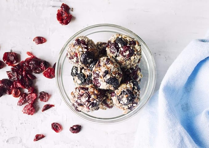 Food to Live - Organic Mixed Berries, 4 Pounds - Non-GMO Dried Blueberries, Cranberries, and Tart Cherries, Kosher, Lightly Sweetened, Unsulfured, Bulk