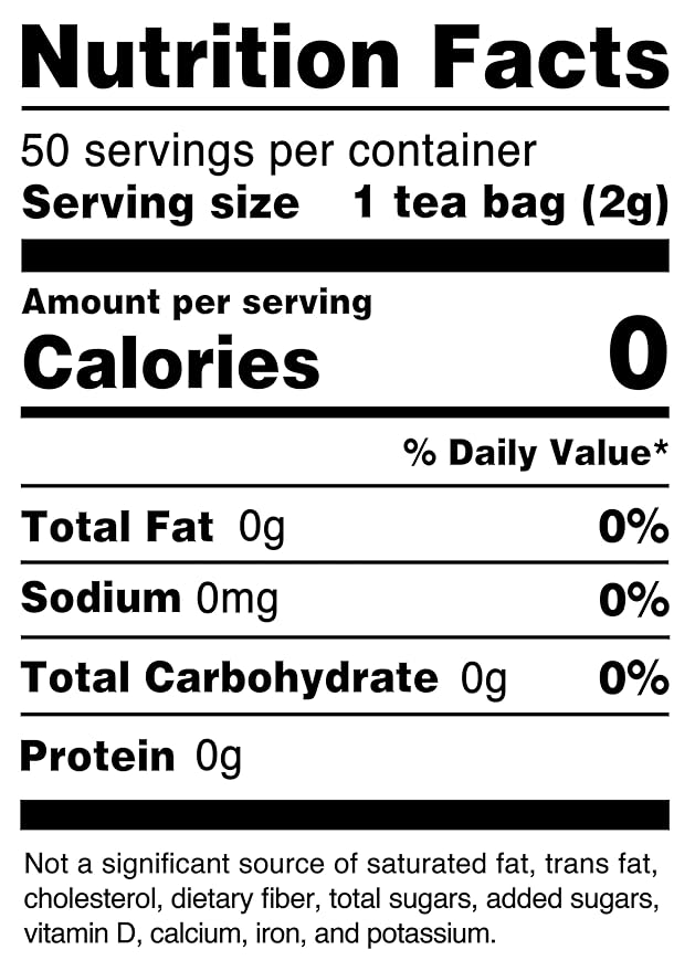 FullChea - Plantain Leaf Tea, 50 Teabags, 2g/bag - Whole Plantain Leaves - Plantago Major Herbal Tea - Non-GMO - Caffeine-free - Support Respiratory Health & Boost Immunity