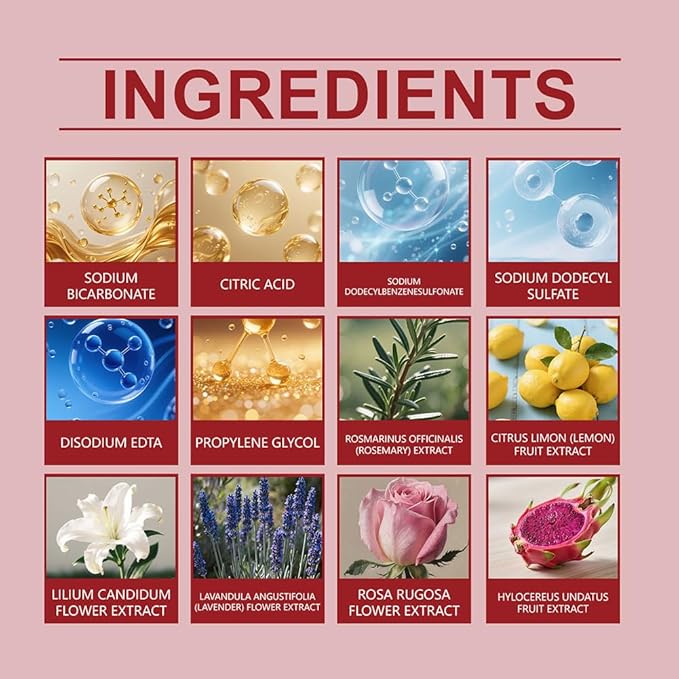 6 Pcs Christmas Bath Bombs Gift Set for Women,Handmade Natural Bath Bomb with Fizz Effect,Moisturizing and Soften Skin,Fruit & Flower Scents Skin Care Bathbombs for Stocking Stuffers Gift