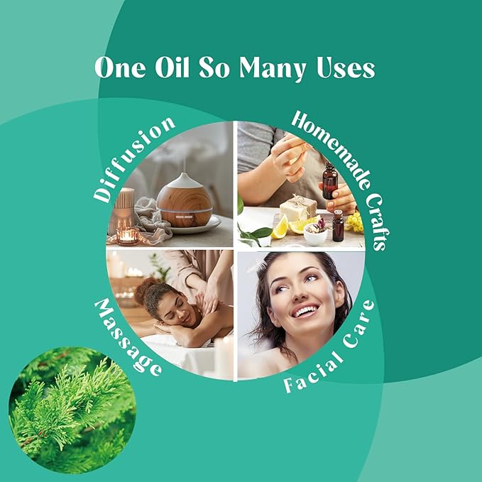 Cypress Essential Oil for Diffuser Skin Soap Making, 100% Pure Natural Cypress Oil- 1 Oz