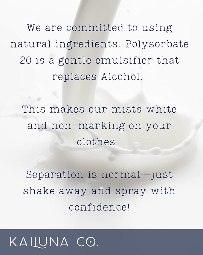 Bleu for Men Natural Hair & Body Mist Spray, Pure Essential and Fragrance Oils, Alcohol-Free, Handmade in California, 0.5Fl Oz