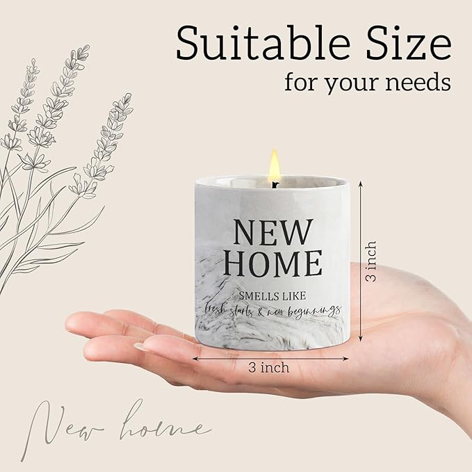Housewarming Gifts New Home Candle for New Homeowners First Apartment Gifts New House Gift House Warming Candle for Women Men Best Friends Lavender Candles