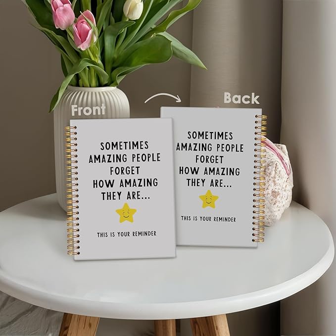 Inspirational Gift Appreciation Gifts for Coworkers, Thank You Gifts for Women Men Friends Staff, Motivational Notebook journal, Farewell Gifts for Coworkers 5.5x8.3