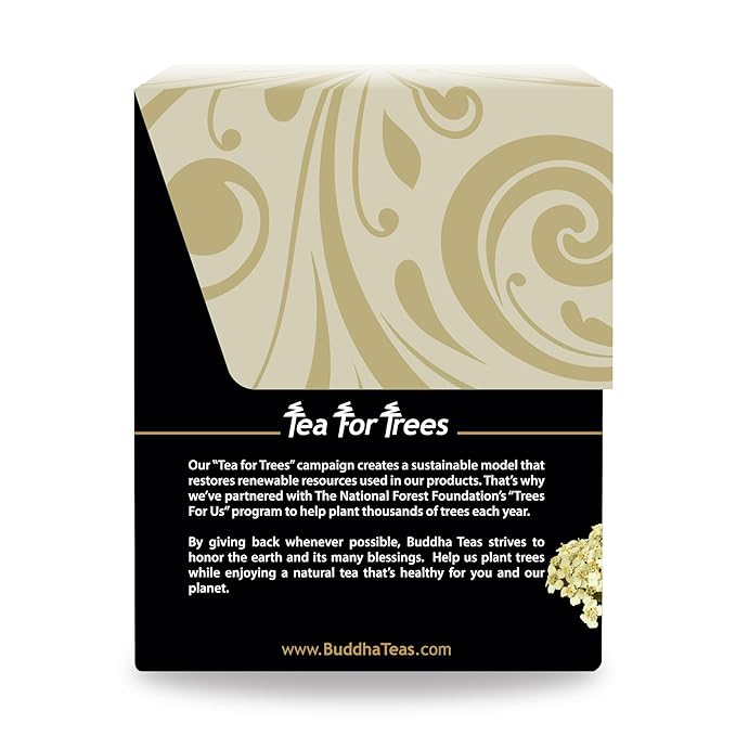 Buddha Teas Organic Yarrow Tea - OU Kosher, USDA Organic, CCOF, 18 Bleach-Free Tea Bag