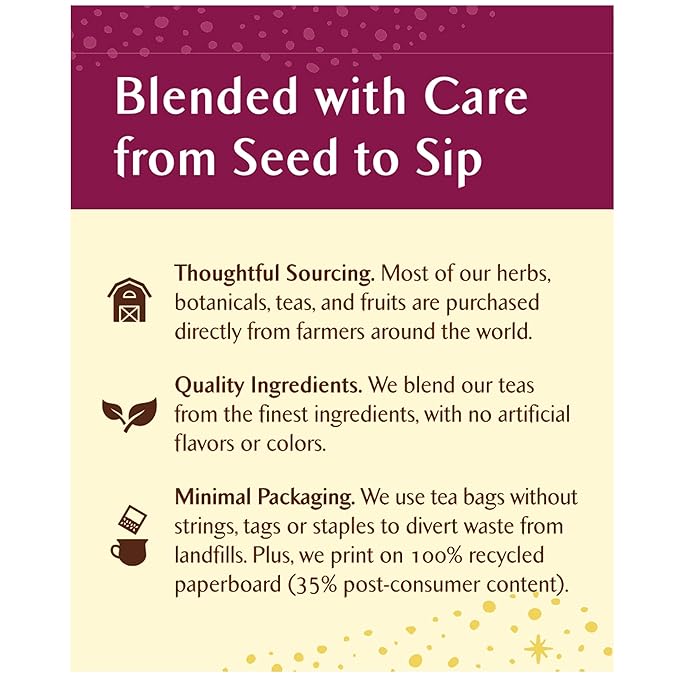 Celestial Seasonings Herbal Tea, Black Cherry Berry, 20 Count (Pack of 6)