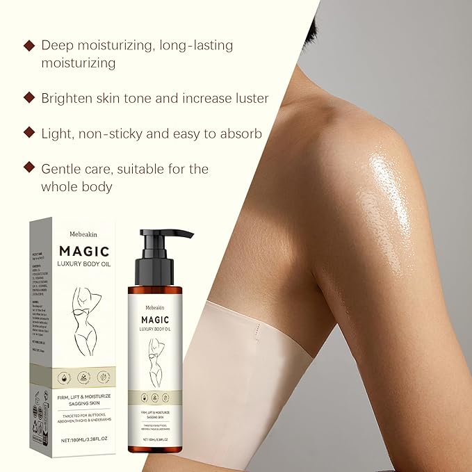 Magic Body Firming Oil,Deep Hydration,Anti-Wrinkle & Tightening skin Treatment，glow remedy oil firm and tighten,Body oil for woman in shower with Vitamin E(1)