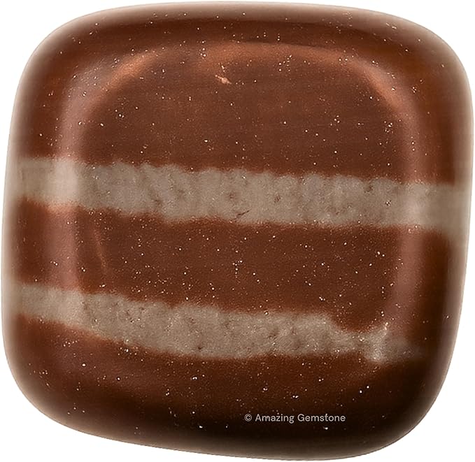 Amazing Gemstone 1oz Narmada Shiva Lingam Crystals & Healing Stones Tumbled,Healing Stones for Energy Balance,Stress Relief - Premium Polished Gems Rocks for Meditation&Wellness