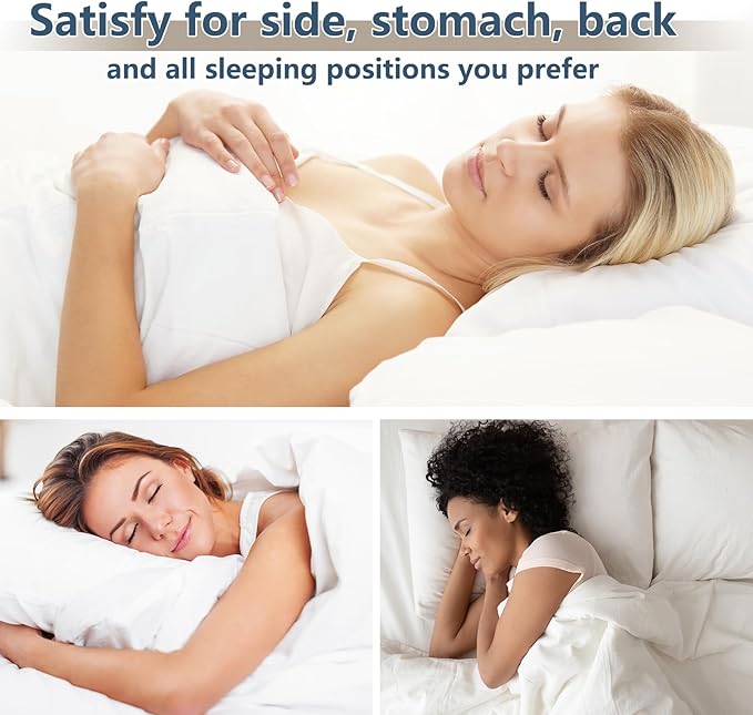 CozyLux Pillows Standard Size Set of 1, Hotel Quality Bed Pillows for Sleeping 1 Pack, Cooling Pillows for Side Back and Stomach Sleepers, Down Alternative Luxury Soft Supportive Pillows (18x26)