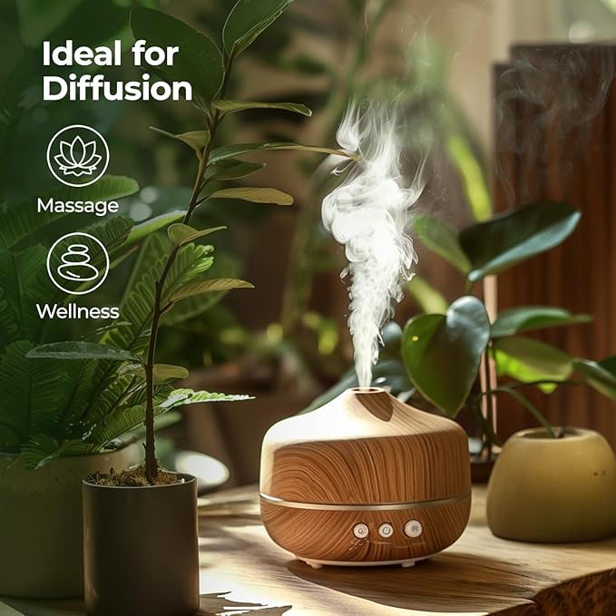 Healing Solutions Organic Peppermint Essential Oil Bulk 16oz - Large Organic Peppermint Oil Bottle for Hair, Spray & More - Peppermint Oil for House Cleaning - Peppermint Oil for Diffuser - Mint Oil