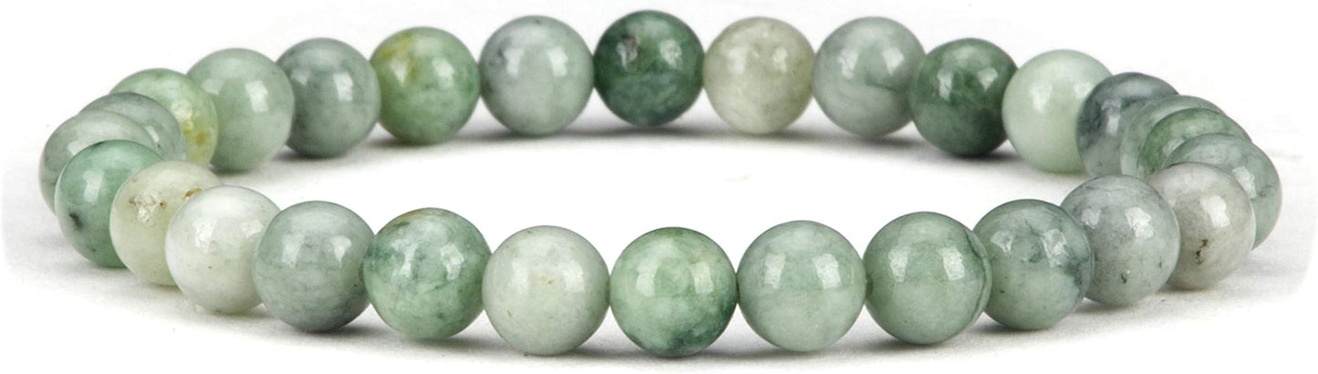 Cherry Tree Collection - Small, Medium, Large Sizes - Gemstone Beaded Bracelets For Women and Men - 6mm Round Beads