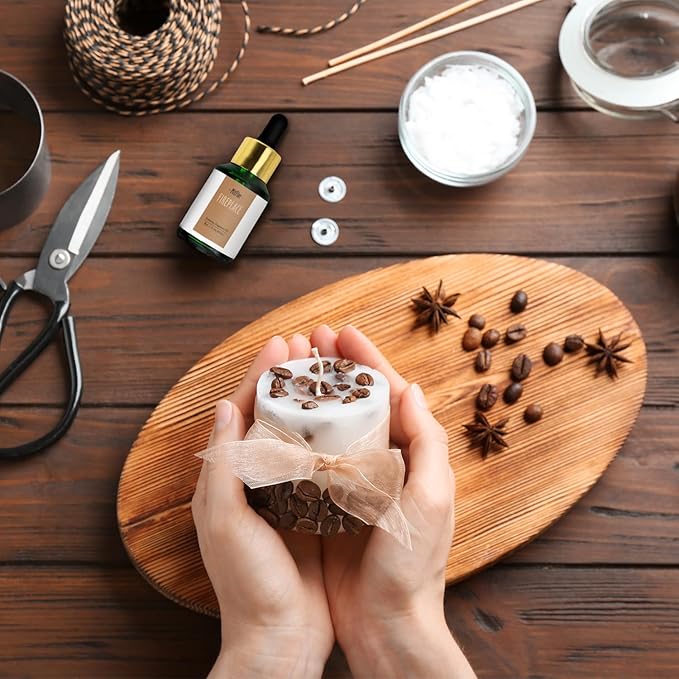 Fireplace Fragrance Oils, MitFlor 30ml Scented Essential Oil for Diffuser, Premium Fragrance Oil for Candle & Soap Making, Winter Aromatherapy Diffuser Oil, Warm & Woody Scent for Home Fragrance