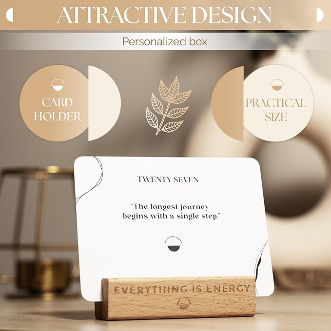 52 Positive Affirmation - Mindfulness Cards - Daily affirmations for Men and Women - Positive Affirmations - Daily Affirmation - Spiritual Cards