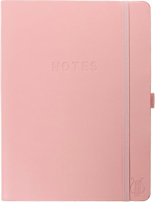 Graphique Apollo Vegan Leather Journal | Hardcover Notebook | 192 Lined Pages | Inner Pocket, Pen Loop, Elastic Closure | Work, Diary, Notes | 6” x 8”