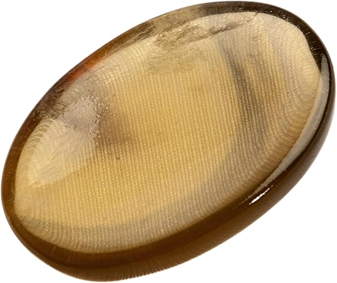 Yellow Fluorite Worry Stones – Crystal Thumb Worry Stone for Anxiety, Stress – Relaxing and Soothing Balance Stones for Meditation, Stress Relief – Healing Stones and Crystals for Men, Women