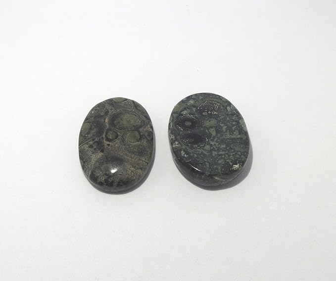 L PEDRA & CRYSTAL Worry Stone A Handheld Comfort to Ease Stress, Enhance Focus, and Promote Inner Peace (Kambaba Jasper Worry Stone)