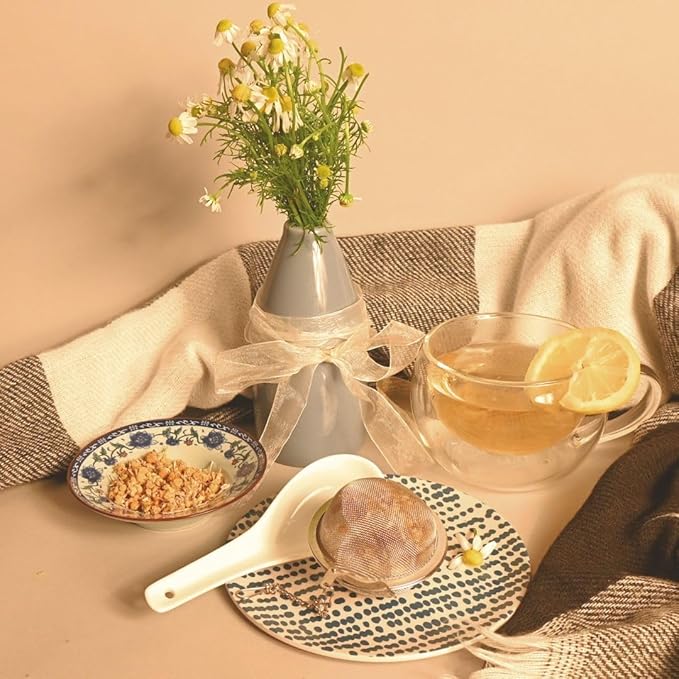 Organic Positively Tea Company, Lavender Chamomile, Herbal Tea, Loose Leaf, 4 Ounce