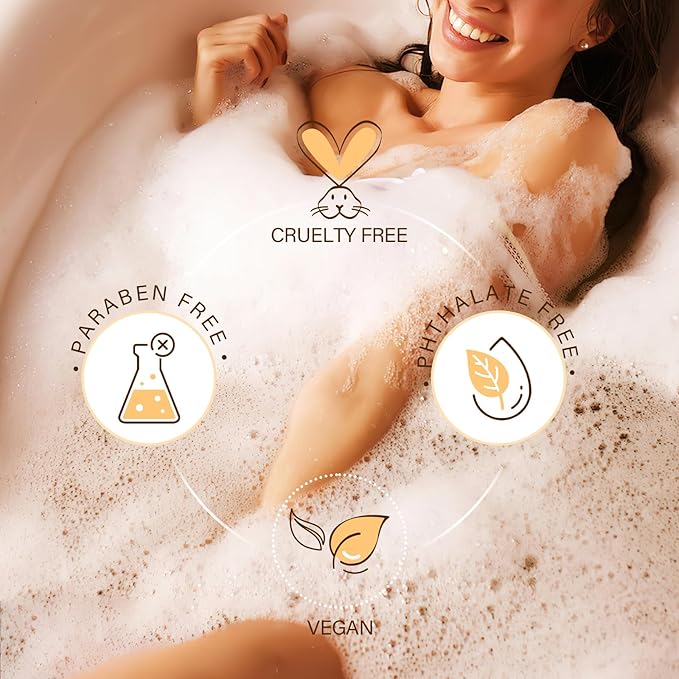 Epsom Bath Salts for Women Relaxing 6PCS Bath Salts Gift Set for Mom with Essential Oils for Bath Gifts on Birthday Mother's Day Christmas Lavender Eucalyptus Rose Lemon Tea Tree Peppermint