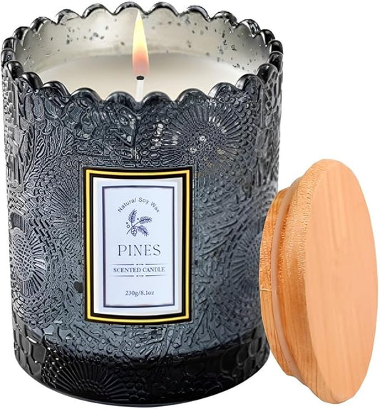 Father's Day, Valentine's Day & Christmas Candles, Natural Soy, 8.1 oz, 60 Hrs, French Cedar