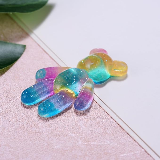 Pocket Bear Hug, Anxiety Relief Gifts, Mental Health Positivity Gift for Men Women, Autism Fidget Gifts, Surgery Worry Gift, Thoughtful Present for School Anxiet, Rainbow Blue