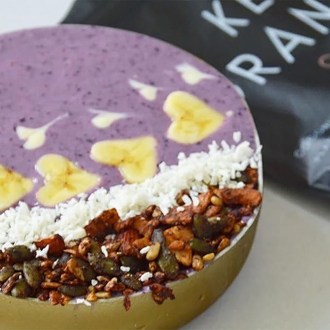 Keto Hana Keto Nut Granola (11oz), Cocoa Flavored- Low Carb, Low Calorie, High Protein (2g Net Carbs)