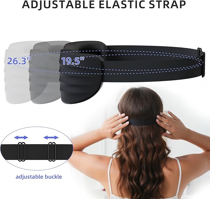 3D Sleep Mask for Women Men,Sleep Mask for Nasal Pillow Cpap Users Adjustable 100% Light Blocking,Eye Mask for Dry Eyes,Blind Fold for Side Sleeper Travel
