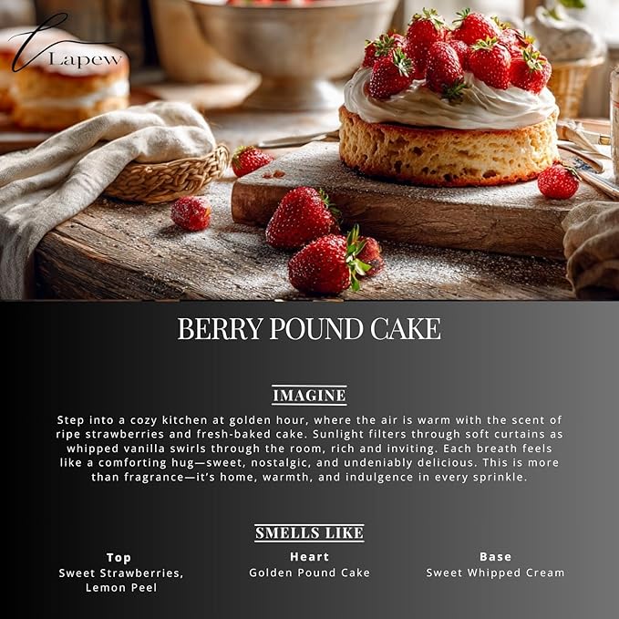 Car Air Freshener Diffuser – 2 Pack Hanging Air Freshener Diffuser (.34 Oz, Berry Pound Cake (Strawberry Pound Cake))