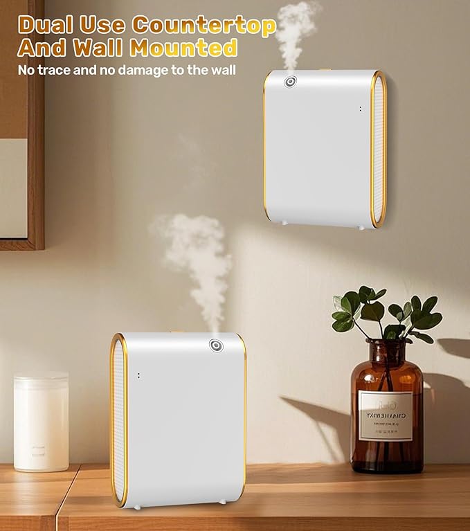 Essential Oil Diffuser for Home, Bluetooth Smart Scent Diffuser, Waterless Aromatherapy Diffuser, 1500 ft² Cold Air Hotel Collection Diffuser, Aroma Diffuser for Home, Hotel, Spa, Office