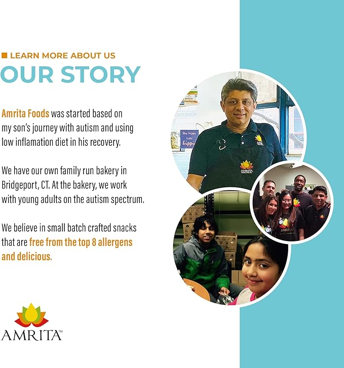 Amrita Nut Free Chocolate Chip Coconut Vegan Protein Bars (12 CT PK of 3) | 12g Plant-Based Protein Bar | Peanut Free, Gluten Free, and Dairy Free | Low Sugar, High Fiber, Healthy School-Safe Snacks