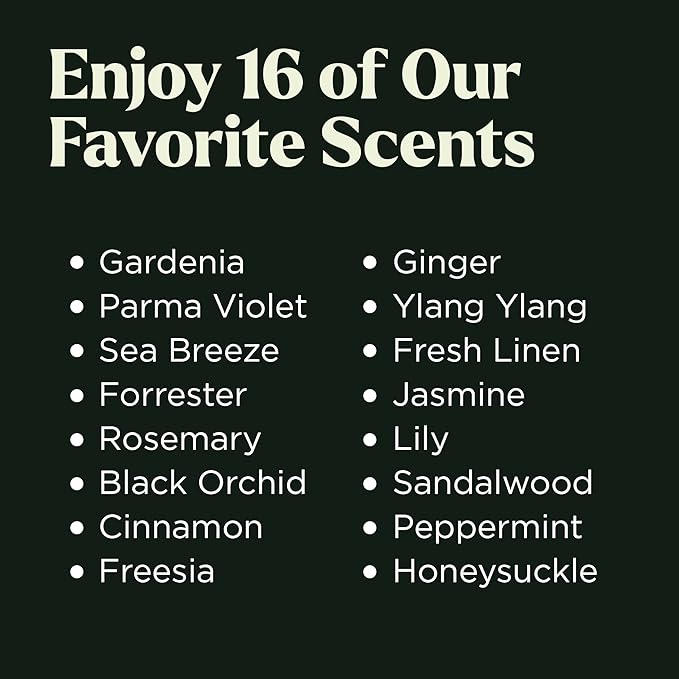 Lagunamoon Fragrance Oil Collection - Premium 16 Piece Gift Set for Diffusers, DIY Candle Making Supplies, Soap Scents, Slime - Aromatherapy Essential Oil Set for Home, Office, Car & Yoga Room