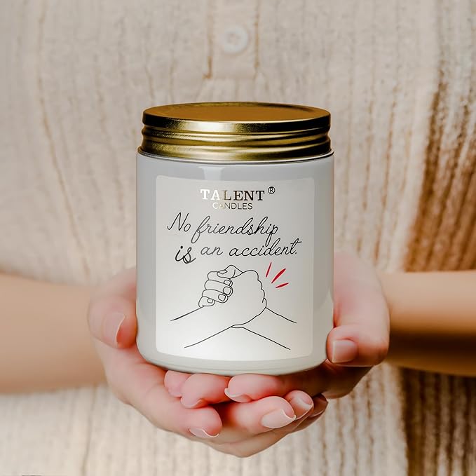 Champagne Cassis & Honey Scented Candle - Funny Birthday Gifts for Women & Men Friends