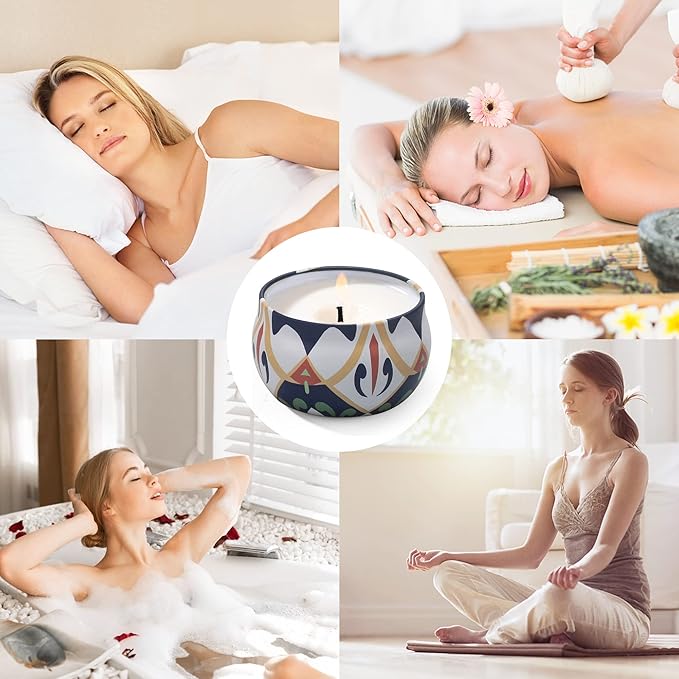 Scented Candles, 9 Packs 2.5oz Candle Set, Soy Candles for Home Scented, Aromatherapy Candle Gift Set for Stress Relief, Bathing, Ideal Gifts for Women Birthday, Valentines Day, Mothers Day