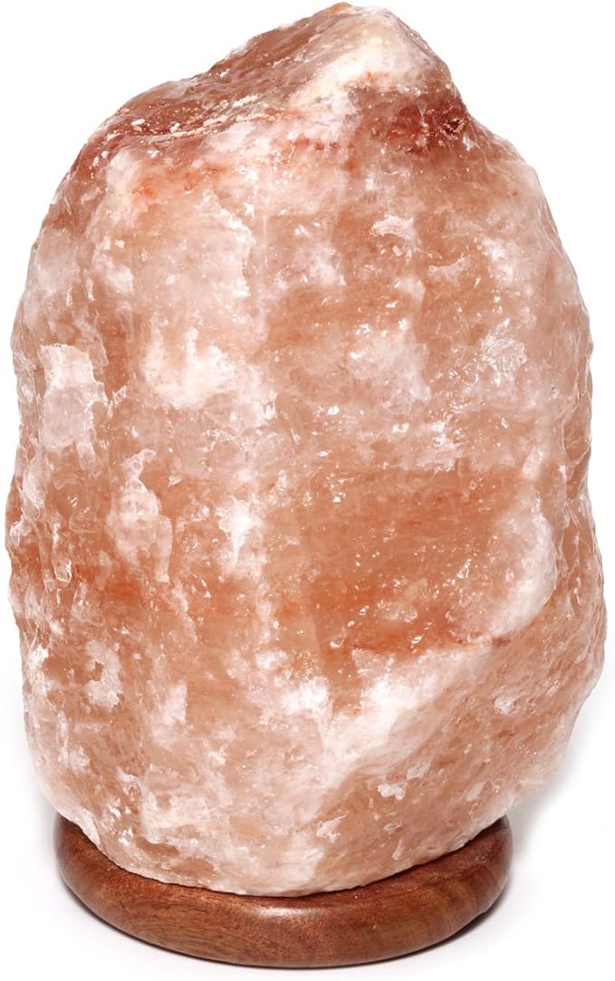 Authentic Hand Carved Natural Himalayan Salt Lamp – 9-11 lbs