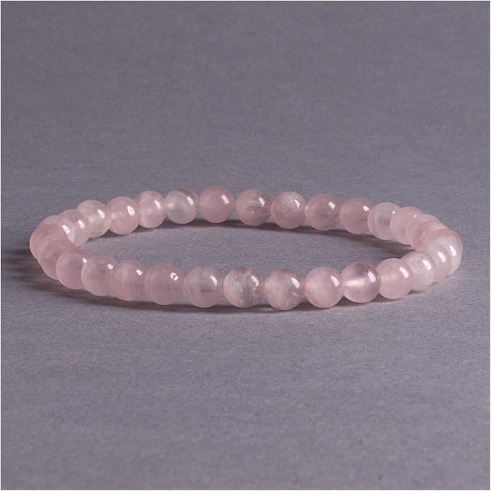 Cherry Tree Collection - Small, Medium, Large Sizes - Gemstone Beaded Bracelets For Women and Men - 6mm Round Beads