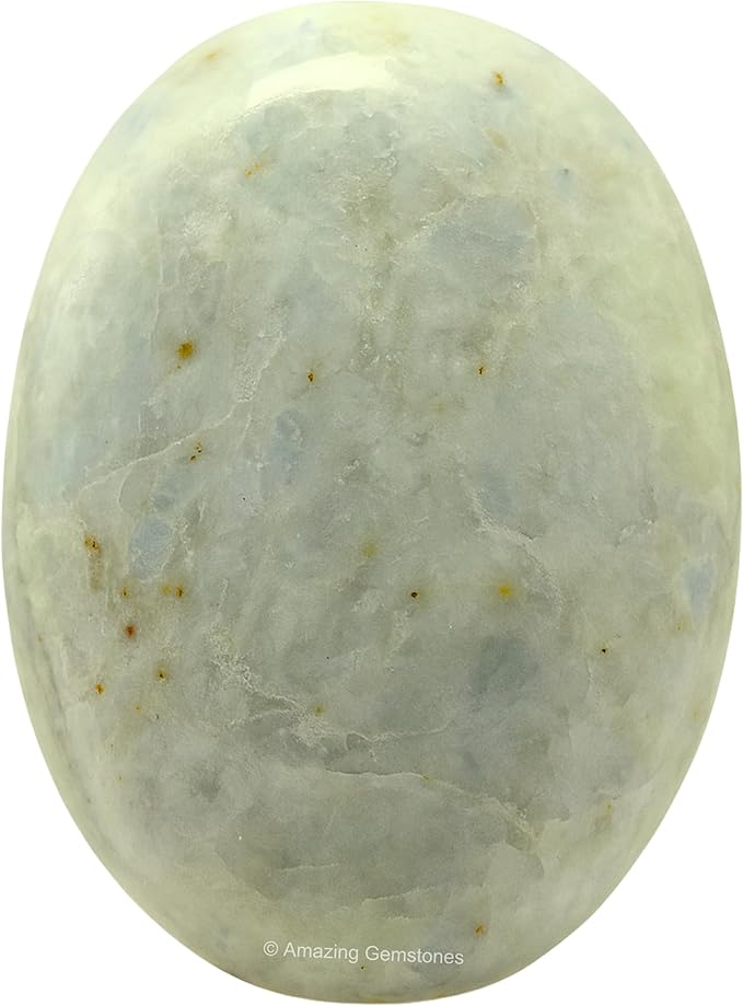 Amazing Gemstone Hackmanite Fluorescent Sodalite Crystals and Healing Stones - Large Palm Stone Crystals Piedra - Crystal for Good Luck, Meditation - Unique Stocking Stuffers, Gifts for Women, Men