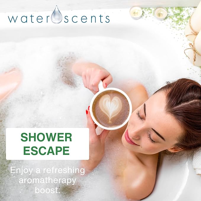 Eucalyptus Shower Steamer Mist – Aromatherapy Flower Fizzy with Spearmint Essential Oils – Vegan, Natural, & Handmade in USA | 6-Packs