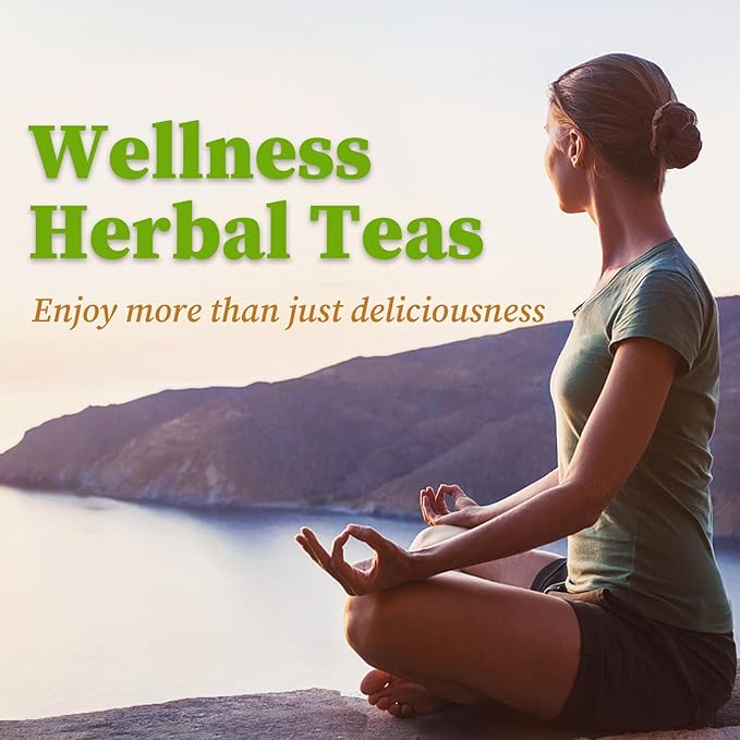 FullChea - Papaya Leaf Tea Bags, 50 Teabags - Natural Herbal Tea with Dried Papaya Leaves - Caffeine-Free Wellness Tea