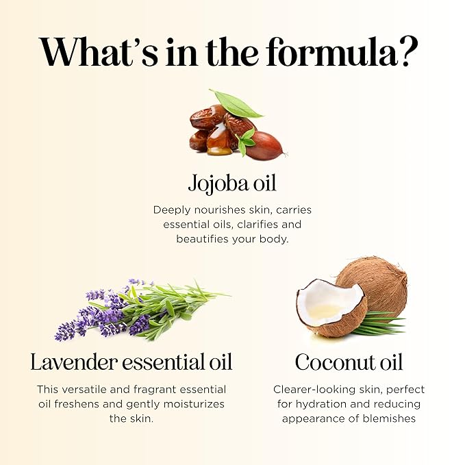 Bare Luxury Shaving Oil for Women - Lavender Shave Oil for Women for Legs Face Underarms and Pubic Hair & Skin - Silky Smooth Body Oil for Women's Shaving & Dermaplaning - Safe for Intimate Areas