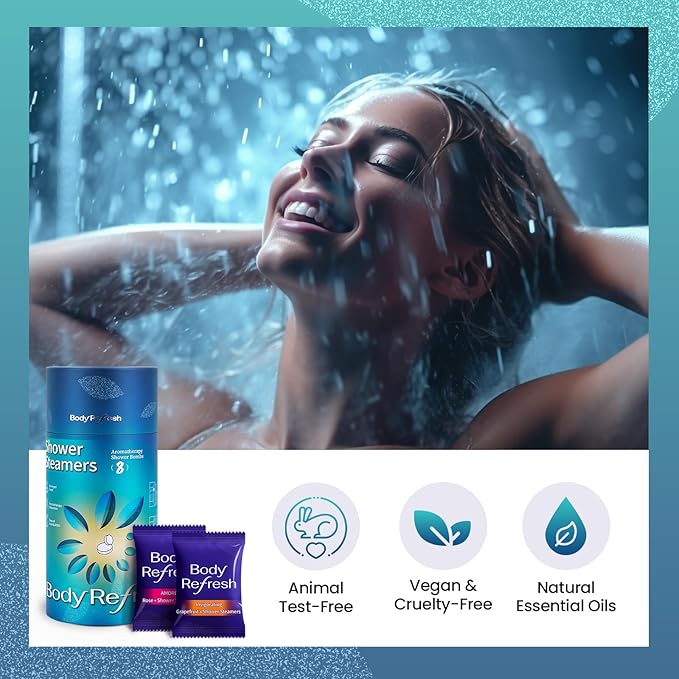 Shower Steamers Aromatherapy 8 Pack - Birthday Gifts for Men, Valentines Day Gifts for Him, Husband, Shower Bombs for Home Spa Relaxation, Stress Relief, Easter Basket Essential