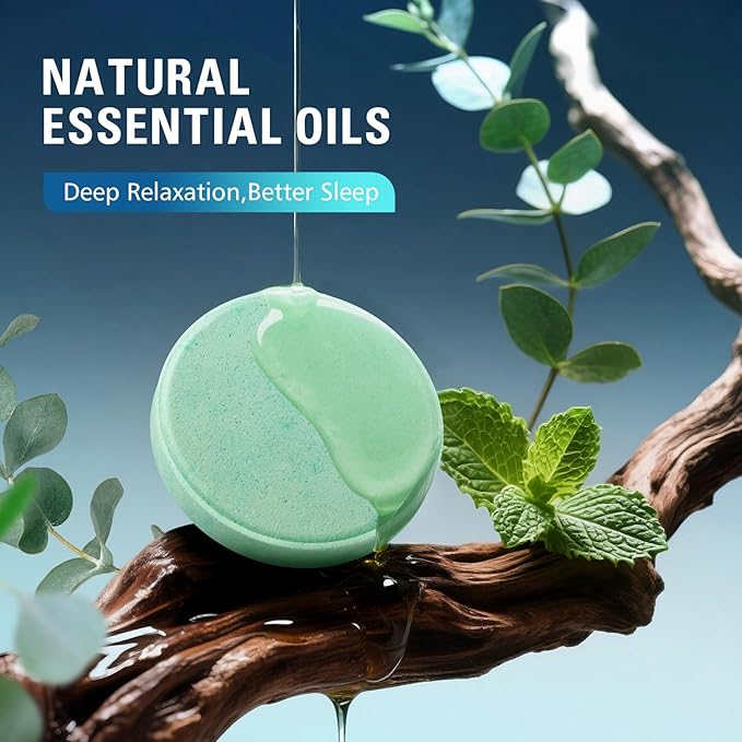 Shower Steamers Aromatherapy, Birthday Gifts for Men Teen Boyfriend Dad, Boo Basket Stuffers for Him, Christmas Stocking Stuffers for Men, SPA Self Care Relax Natural Essential Oils Bath Bombs