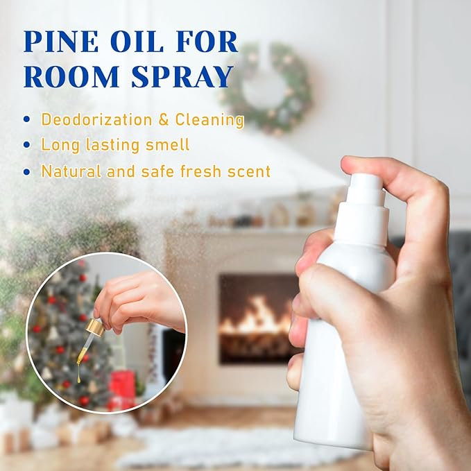 HIQILI 100ML Pine Essential Oil,100% Pure Natural Premium Quality, for Diffuser Skin Candle Making - 3.38 Fl Oz